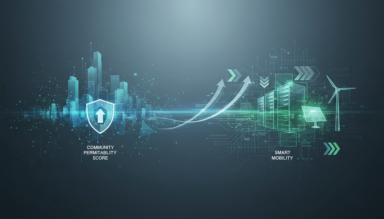 Community Permitability Score + Smart Mobility for Faster Permits (Data Centers)