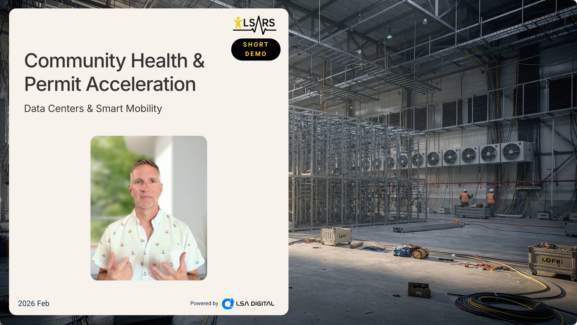 Video: Data Center Permitting Demo, Health Risk Analysis + Permit Intelligence Simulator